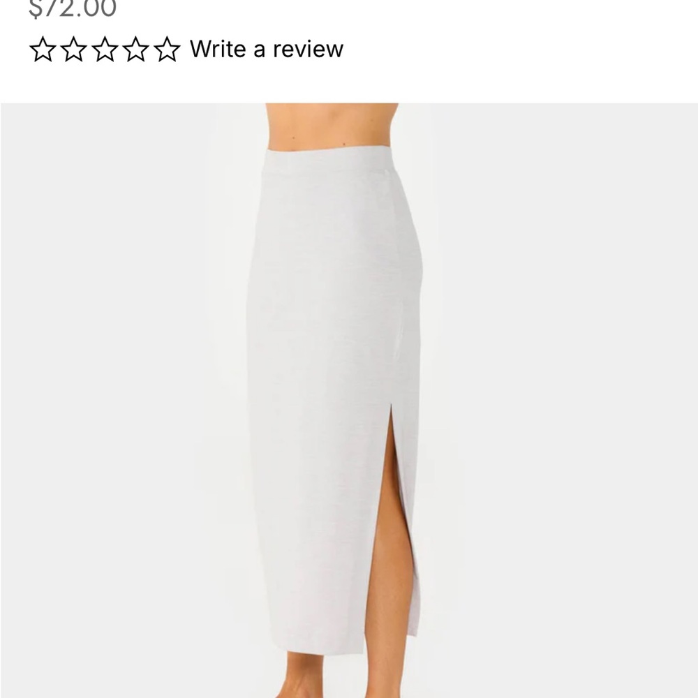 Elegant White Women's Skirt